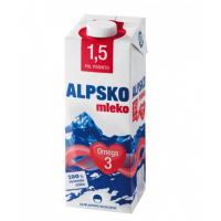 Qumësht Alpsko 1.5% - 1l (+Omega 3)